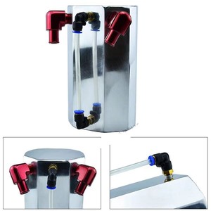 Kit de mise à niveau pour la récupération d'huile usagée du moteur, avec tuyau et raccords, en aluminium, 100 ml, pour la respiration des gaz d'échappement de voiture - Product Image 3