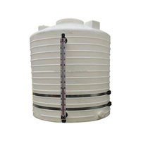 Récipient de liquide en plastique robuste de 1320 gallons vanne de réservoir d'eau propre baril d'eau durable de forme arrondie extérieur