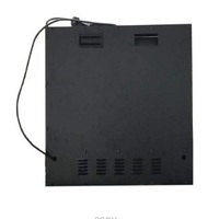 Cheminée électrique murale et insert LED avec verre trempé plat pour le visage par contrôle de la radiofréquence