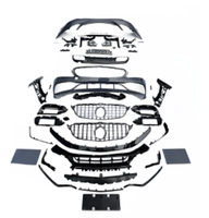 Nouveau kit carrosserie de style AMG premium 2021 pour Classe C W205, plastique PP de haute qualité, ensemble pare-chocs avant/arrière, ajustement parfait à 100%, convertit en C63 S