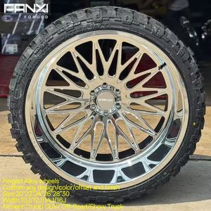 Llantas de Aleación Forjada FANXI para Autos de Pasajeros 22x12 24x14 24x16 26x14 28x16 8x170 8x180 8x6.5 6x5.5 6x135 para Ram2500/3500 Chevy 2500/3500HD - Product Image 1