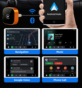 อะแดปเตอร์ไร้สาย CarPlay สีส้ม รุ่นปี 2026 สำหรับ CarPlay และ Android แบบเสียบใช้งานได้ทันที ดองเกิลแปลงสัญญาณ CarPlay - Product Image 4