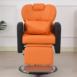 เก้าอี้ตัดผมปรับเอนอเนกประสงค์ Salon Spa ความงามปั๊มไฮดรอลิกอุปกรณ์เก้าอี้ร้านตัดผม