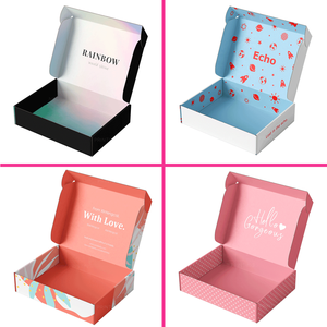 Fabricación en Fábrica de Cajas de Cartón Corrugado para Envíos Personalizadas con Logotipo, Caja de Cartón Negra para Envíos - Product Image 4