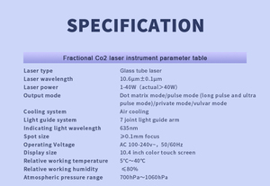 Precio de Fábrica, Máquina Fraccional de CO2 de 10600nm, Eliminación de Cicatrices, Rejuvenecimiento Vaginal, Tratamiento de Cicatrices de Acné, Tensado Vaginal, Limpieza Facial - Product Image 5