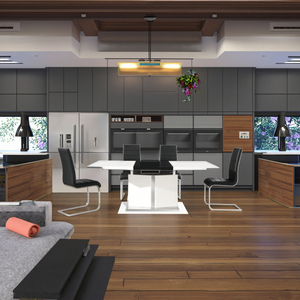 Ensemble de table et chaises de salle à manger extensible en acier inoxydable réglable au design moderne, 4 pièces, meubles pour la maison - Product Image 6