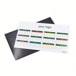 Eco-Friendly Manufacture Custom Size Foto Print 2026 Paper Calendar Magnet Flyer Printed Magnetic for <b>Fridge</b> - Product Image 5