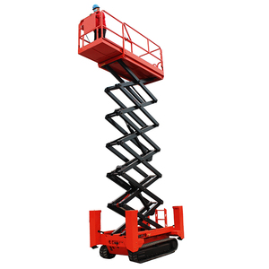 Elevador de tijera Caterpillar, plataforma de compras china, elevador, plataforma de trabajo aéreo con orugas para <span class=keywords><strong>alquiler</strong></span> - Product Image 3