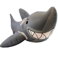 Flotteur de piscine gonflable en forme de requin, jouet gonflable pour adultes et enfants