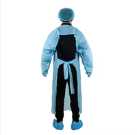 Vente chaude Non stérile PE Jetable Étanche Tablier Robes Certifié CE Antistatique Niveau D Protection Adulte Utilisation De Haute Qualité