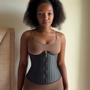 Ceinture amincissante pour <span class=keywords><strong>femme</strong></span>, gaine sculptante BBL, 25 baleines en acier, fermeture éclair, écologique, antibactérienne, maintien ferme, épaisse - Product Image 1
