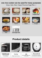 Cuisinière à riz électrique intelligente multi-fonctions coréenne 5L avec revêtement antiadhésif