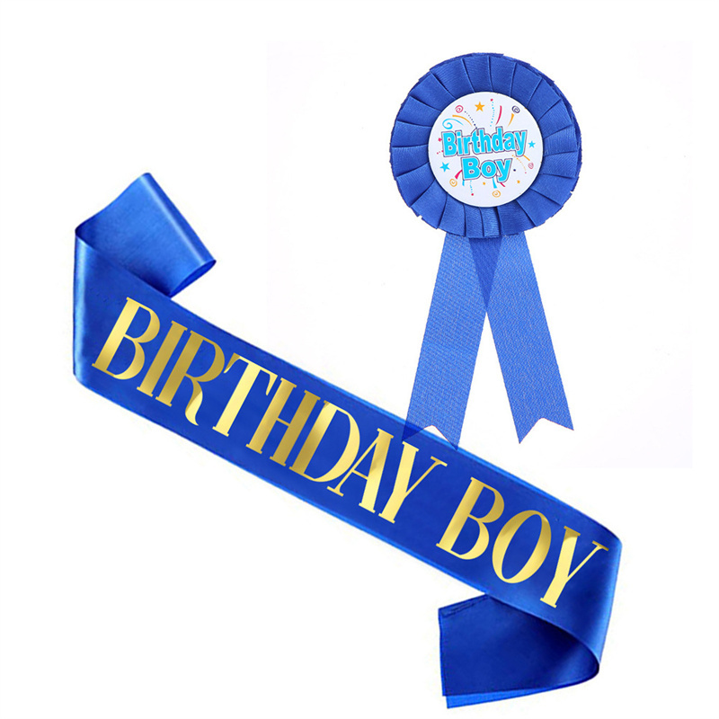 Banda De Satén Azul Para 18 Cumpleaños - Con Mensaje 'Happy 18th Birthday', Ideal Para Fiestas, Regalo Y Fotografías