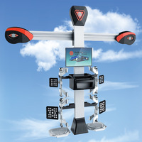 Machine d'alignement de roues 3D à écran unique, pont élévateur quatre colonnes, équipement de réparation automobile, service cloud à distance évolutif, Guangdong V6