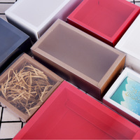 Tiroir à savon fait main en papier Kraft Transparent, boîte d'emballage de thé à motif floral personnalisé pour chaussettes, culotte, boîte cadeau, Logo imprimé