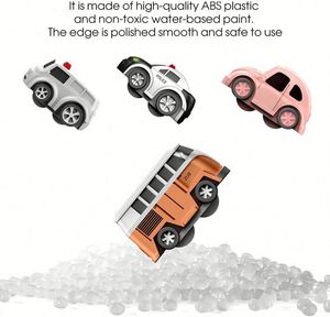 Juguete Educativo para Niños, Pista de Carreras con Rieles, Estacionamiento, Ciudad, Rescate, con 4 Autos Pequeños - Product Image 6