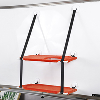 Hamac de fenêtre pour chat en fausse fourrure, perchoir solide à fixation murale, étagère de repos, siège ensoleillé à 360 degrés, lit gain de place pour intérieur