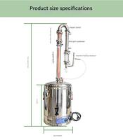 Machine de distillation d'huiles essentielles 75L, chaudière à vapeur enveloppée, équipement de distillation avec séparateur d'huile pour patchouli et bois de santal