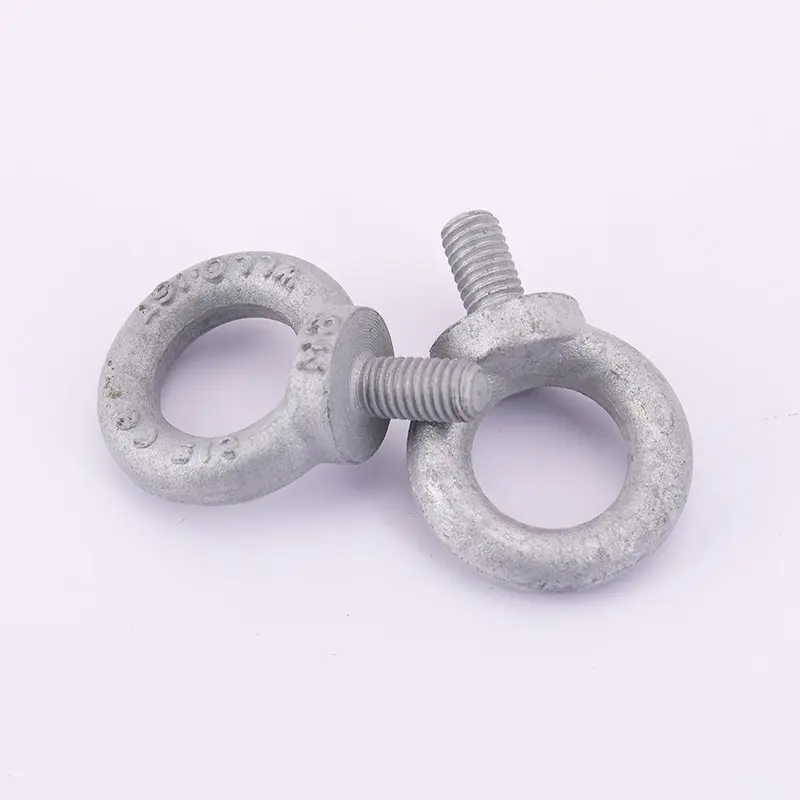 Heavy Duty Staal Gesmeed Anker Beton Din580 Lifting Eye Bolt Carbon Staal Lifting Gesmeed M16 GB580 Eye Bolt