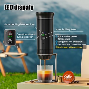 Machine à café à capsules électronique rechargeable universelle, portable et pratique, idéale pour la maison et l'extérieur, best-seller - Product Image 3