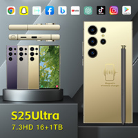Teléfono Móvil S25 Ultra 5G LTE HD 16GB/1TB, Pantalla OLED de 7.3 Pulgadas, 120Hz, Carga de 65W, 8000mAh, Android 15, 108MP, Octa Core, 4G 5G LTE, Español