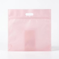 Sac à fermeture éclair transparent avec poignée, sac à fermeture éclair en plastique avec poignée pour le rangement et l'emballage de chaussures de sport