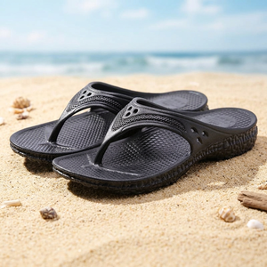 Summer Open Toe EVA Flip-Flops Anti-Slippery Lightweight Men's Beach Slippers - Product Image 1