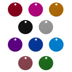 Vente en gros de plaques d'identification pour animaux de compagnie modernes en alliage d'aluminium vierges, avec gravure laser et peinture, thème animal personnalisable - Product Image 6