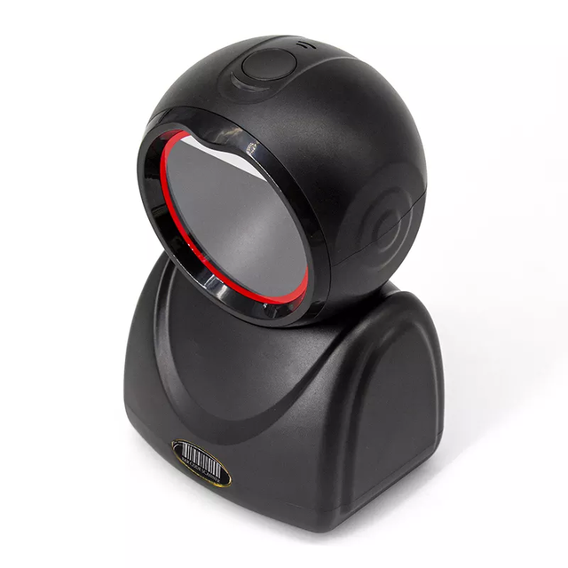 R88 Fast Speed Desktop Wired Usb 1D 2D Bar Qr Code Reader Omni Directional Barcode Scanner for Retail Restaurant Supermarket