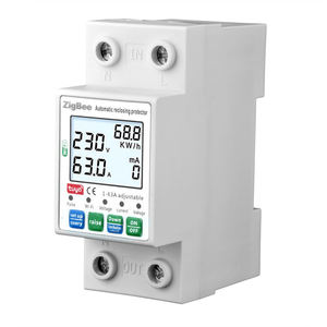 TY-ARZ-63 Compteur d'énergie ZIGBEE avec protection contre les surtensions et les sous-tensions, relais, disjoncteur, compteur de puissance, Smart Life, Maison Intelligente - Product Image 5