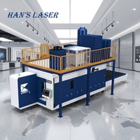 Machine de découpe laser à fibre Han's Laser, prix usine, 3000x1500mm, découpeuse laser CNC pour métal avec table d'échange automatique