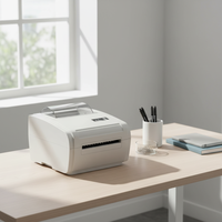 Imprimante d'étiquettes thermiques KMIRUI 110 mm (USB et sans fil) 203 dpi haute vitesse, prend en charge la création de modèles et le téléchargement de logos personnalisés, en stock