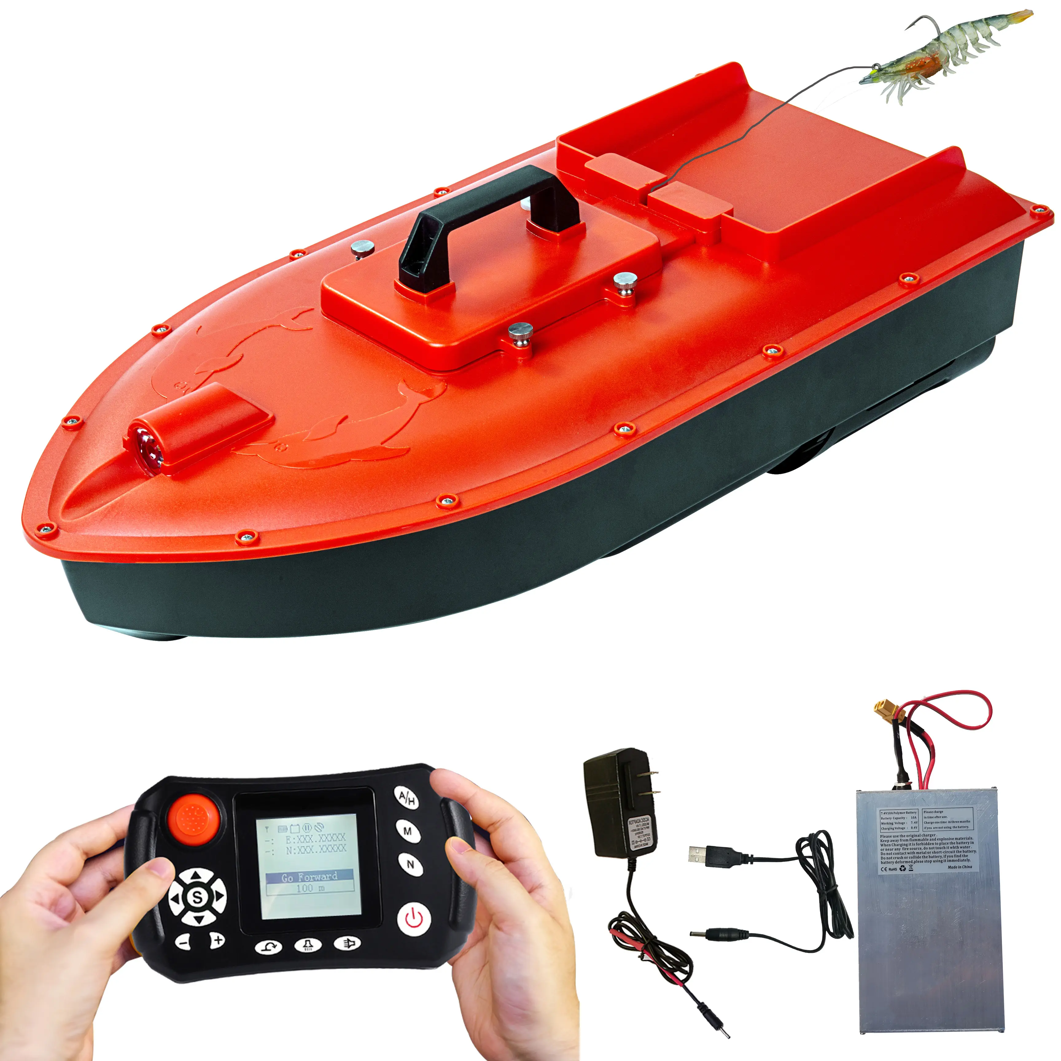 Jabo Dolphin высокоскоростная радиоуправляемая Морская рыбалка сёрфер приманка лодка для пляжной рыбалки с водонепроницаемым корпусом, GPS автоматический возврат
