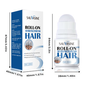 Fortalecedor de cabello puro profesional SAUVASINE 20ml Roll-On Nutrición de absorción rápida Mejora de la raíz Crecimiento Espesor Rotura - Product Image 1