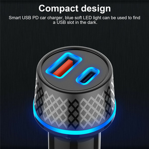 Cargador de Coche USB C PD 20W QC 3.0, Carga Rápida Tipo-C PD para iPhone, Xiaomi, Huawei, Samsung - Product Image 6