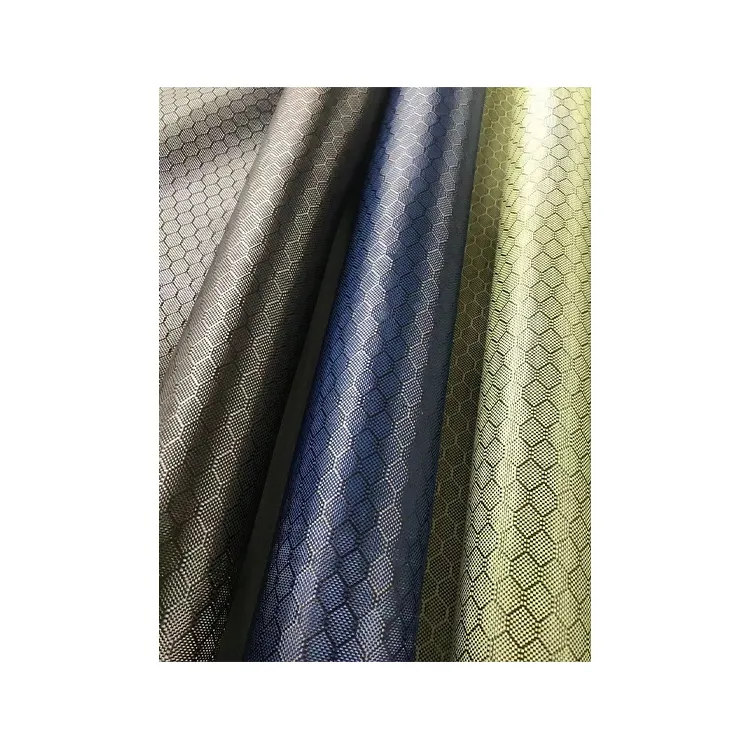 Special colored carbon aramid mixed honeycomb fiber fabric fiber cloth