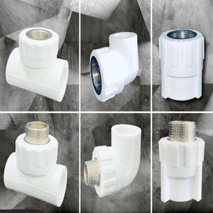<span class=keywords><strong>Té</strong></span> fileté mâle PPR avec raccord coudé en <span class=keywords><strong>pvc</strong></span> adaptateur <span class=keywords><strong>femelle</strong></span> en laiton - Product Image 3