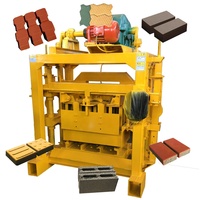Machine à fabriquer des blocs et briques en ciment hydraulique Kaiqian QT4-40 de 6 pouces avec pompe, production de briques autobloquantes, multifonctionnelle
