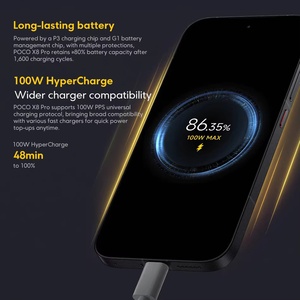 สมาร์ทโฟน POCO X8 Pro 5G LTE รุ่นทั่วโลก ชิปประมวลผล Dimensity 8500-Ultra แบตเตอรี่ 6500mAh หน้าจอ AMOLED 6.59 นิ้ว ความละเอียด 1.5K 120Hz รองรับชาร์จไว 100W - Product Image 6