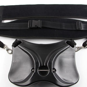 נייד דיג לחימה חגורת אור EVA ים דיג חגורה שחור ולבן פלסטיק מוט בעל חגורה - Product Image 3