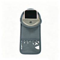 Sac de téléphone portable en néoprène avec logo personnalisé RFID, fermeture magnétique Faraday, pochette verrouillable pour smartphone pour lycéen