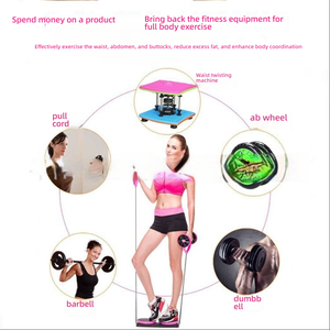 Rodillo Abdominal Multifunción KJ con Doble Rueda y Cuerda de Tracción - Equipo de Ejercicio ABS para Uso Doméstico con Rebote Automático para <span class=keywords><strong>Yoga</strong></span> - Product Image 5
