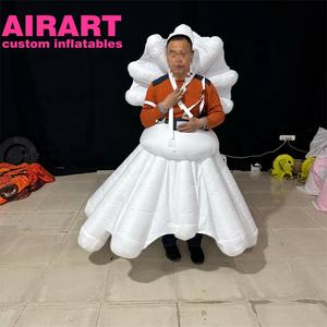 Décoration de fête, robe gonflable pour adulte, robe gonflable personnalisée pour événements, pour les <span class=keywords><strong>acteurs</strong></span> - Product Image 3
