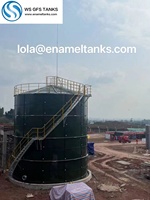 Erstklassiges Glas mit Stahl verschraubtem Wassersp eicher tank/Emaille-Montagetank/Silos