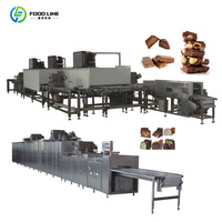 Ligne complète de recouvrement de chocolat à double couche pour bonbons enrobés à haut rendement avec formage rapide