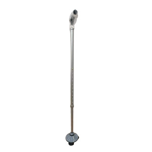 Bastón triangular antideslizante y ajustable en 10 niveles para personas mayores, con luces, bastón de aleación de aluminio, bastón triangular antideslizante para caminar - Product Image 4