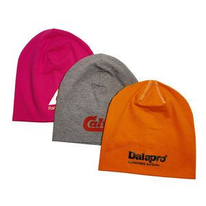 Bonnet Chapeau Baggy Personnalisé Unisexe, Cagoule pour Hommes, Bonnet Souple Slouchy en <span class=keywords><strong>Jersey</strong></span> de Coton pour Femmes - Chapeau en <span class=keywords><strong>Jersey</strong></span> Noir pour Cyclisme, Pêche et Usage Quotidien Décontracté - Product Image 1