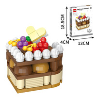 Ensemble de blocs de construction éducatifs pour desserts XR DRSTAR, en plastique ABS, compatible avec les Legos, jouet pour enfants