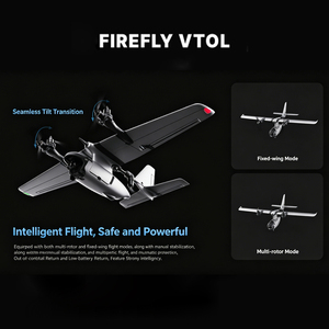 VTOL Fixed Wing Drone 8K HD Camera 15km Digital Transmission Aerial Mapping UAV RTF GPS for outdoor Industrial Survey drone VTOL - Product Image 2