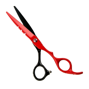 6 Inch Split Barber Scissors for Hair Cutting, Stainless Steel Hair <b>Shears</b> with Screw for Salon and Barbershop - Product Image 1